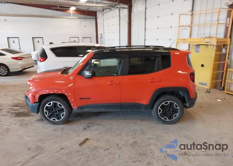 2017 Jeep Renegade Trailhawk 4X4 from USA, damaged, VIN ZACCJBCBXHPF60293